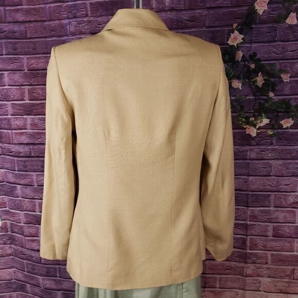 Talbots Linen Blend Jacket, Size 4 - Picture 2 of 4